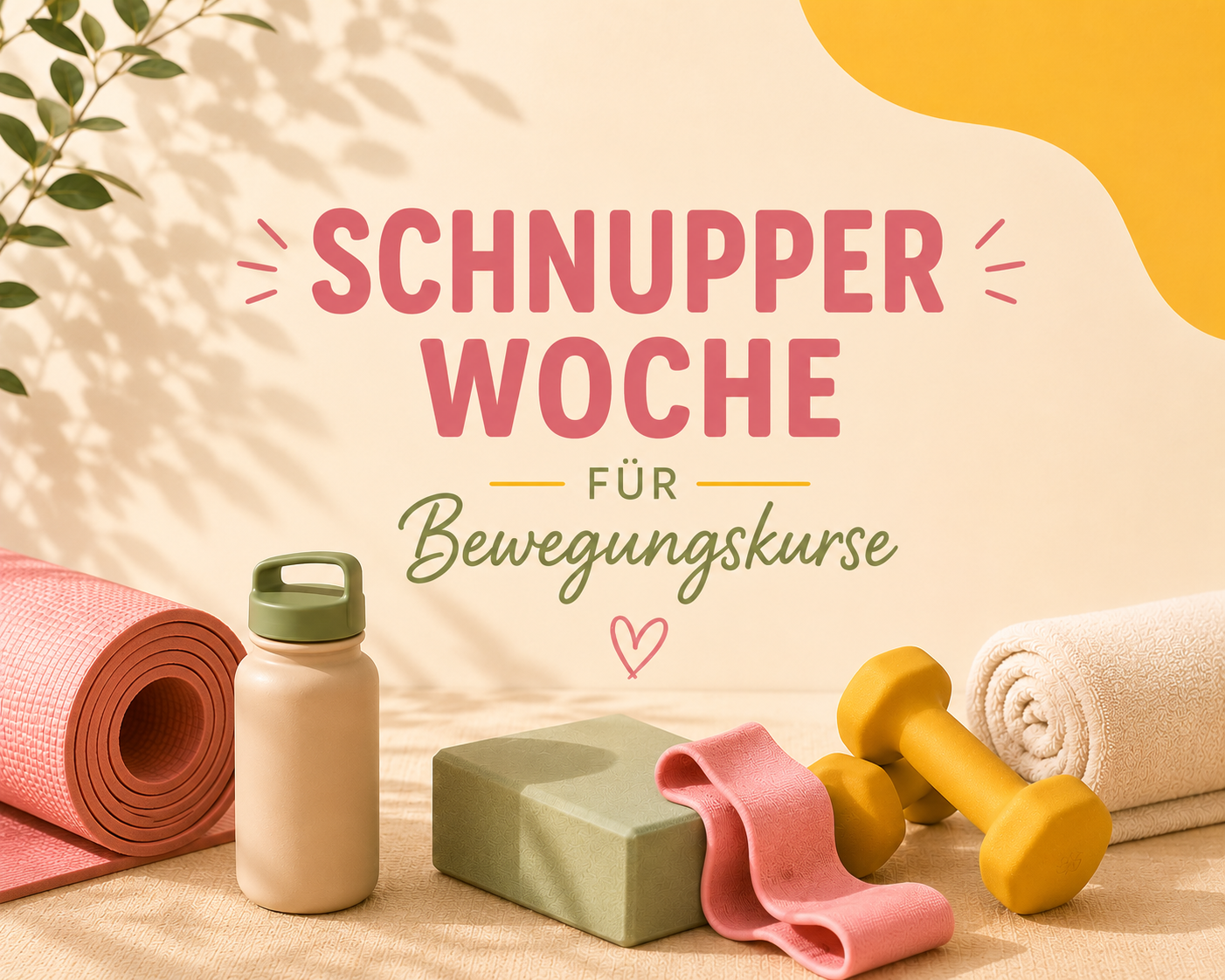 Schnupperwochen Bewegungskurse
